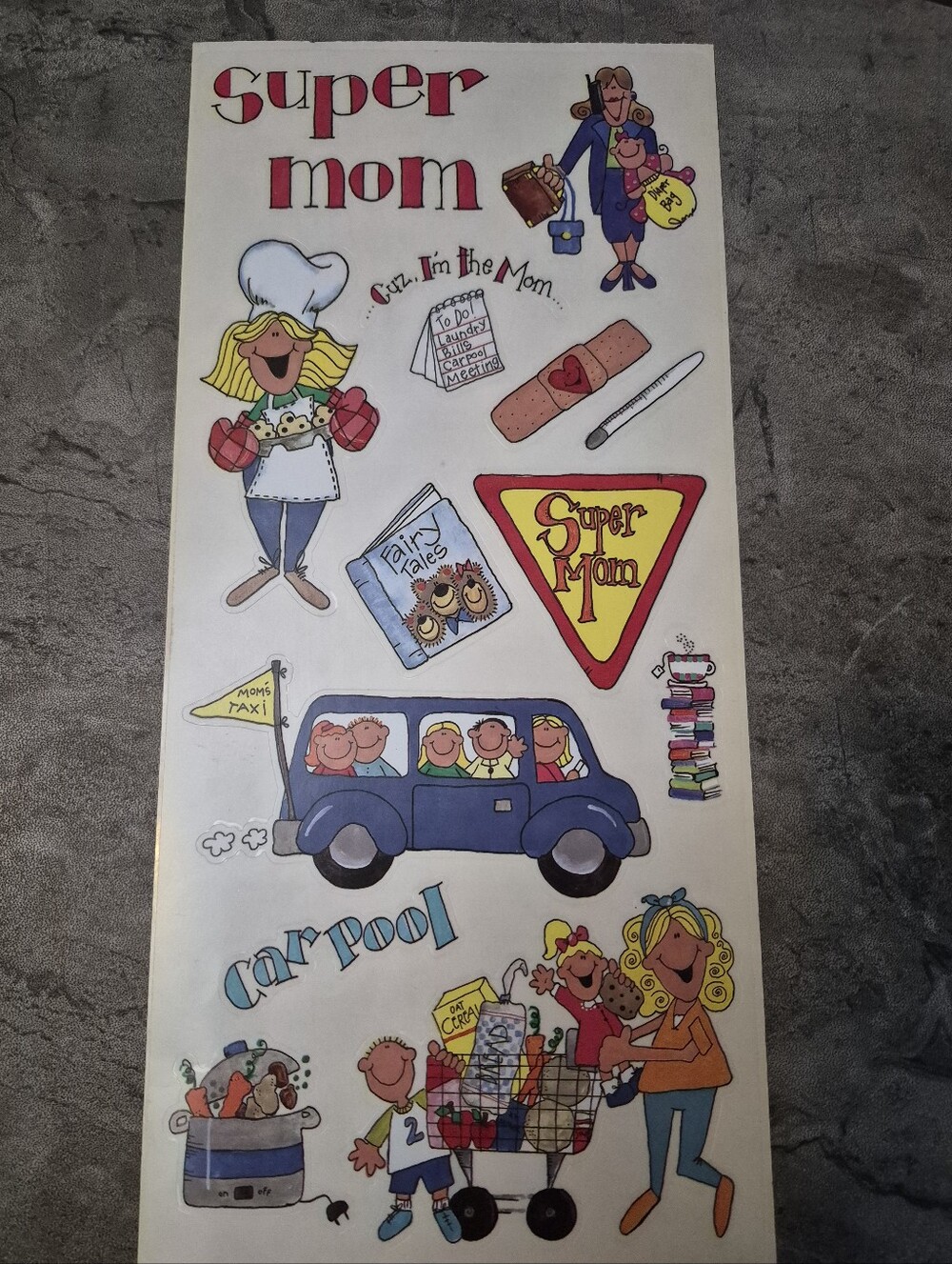Vintage Sandy Lion Scrapbook Stickers - Picture 2 of 5